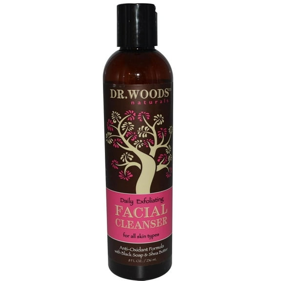 Cleanser Black Soap  Organic Shea Butter, 8 oz (2 pack)