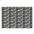 thumbnail image 1 of Geometric Cutting Board, Abstract Modern Pattern with Grunge Stripes and Squares, Decorative Tempered Glass Cutting and Serving Board, in 3 Sizes, by Ambesonne, 1 of 2
