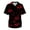 ACD29-Black, variant on Halloween Mens Scrub Tops Fun Pumpkin Print Nurse Shirt Funny Short Sleeve Vneck Nurse Uniform With Pockets Dark Gray S