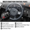 thumbnail image 4 of Ram Ride on Car Toys, 12V RAM 2500 Powered Ride on Toy Truck with Remote Control, Electric Car for Kids Girls 3-5 w/ Bluetooth, Rear Storage Trunk, Safety Belt, Rear Wheel Suspension, Black, 4 of 8