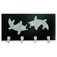 thumbnail image 1 of Porta Llaves Colsa Madera Negra Peces Koi Pewter Elegante Portallaves, 1 of 3