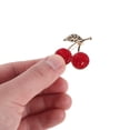 thumbnail image 3 of CRAFTHROU Broche Cereza En Metal Y Para Accesorio Femenino En Eventos Y Trabajo, 3 of 7