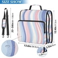 thumbnail image 2 of FORMRS Zipper Binder with Shoulder Strap 2-inch Ring 500 Sheet Capacity File Bag, Abstract Pink, 2 of 5