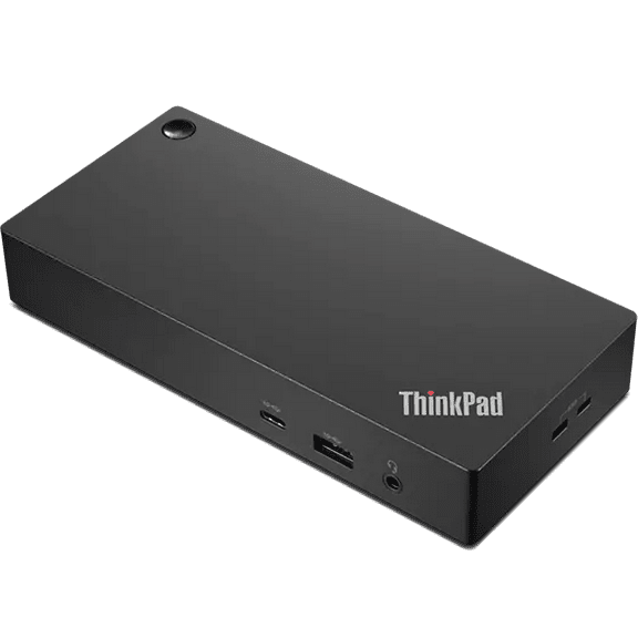 Restored Lenovo 40AY0090US ThinkPad Universal USB-C Docking Station  Dual Monitor Support, 4K HDMI & DisplayPort, 65W Power Delivery, USB-C Gen 2 (Refurbished)