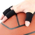 thumbnail image 3 of Mangas protectoras de dedos deportivos de 10 piezas, soporte de baloncesto, bádminton, voleibol Negro Sunnimix Protector de dedo estirado, 3 of 8