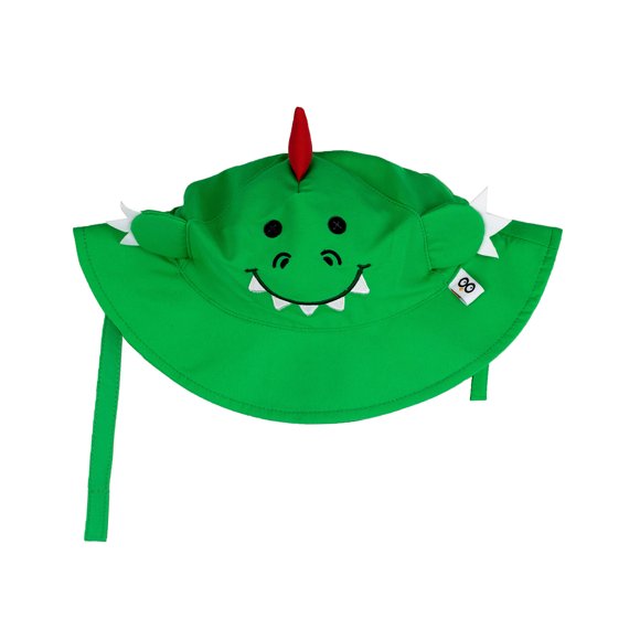 ZOOCCHINI - UPF50+ Baby Sun Hat for Infants and Toddlers Devin the Dinosaur 12-24M