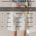 thumbnail image 3 of Hinvhai Maternity Athletic Shorts, Adjustable Waistband Pregnancy Lounge Shorts Active, Loose Maternity Shorts Black XL(XL), 3 of 6