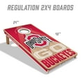 thumbnail image 5 of YouTheFan NCAA Ohio State Buckeyes 2x4 Slogan Series Cornhole, 5 of 6
