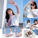 thumbnail image 5 of Manga del brazo Minnieouse Transpirable Resistencia Ciclismo Jogging Protección Solar Negro, 5 of 6