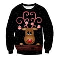 thumbnail image 4 of Suéteres de otoño e invierno para hombre, suéteres con estampado 3D de Papá Noel y muñeco de nieve, suéteres casuales de moda para deportes callejeros para hombre, 4 of 5