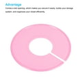 thumbnail image 4 of Unique Bargains Round Blank Wardrobe Size Separators Clothes Divider, Pink 20 Pack, 4 of 5