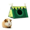 thumbnail image 2 of Small Pet Nest Rabbit Felt Tent Hamster Hideout House Guinea Pig Cage Chinchillas Bed Animal Tunnel, 2 of 4