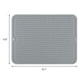 thumbnail image 6 of Unique Bargains Silicone Easy Clean Waterproof Dish Drying Mat Dark Gray 15.7*11.8 inch, 6 of 6