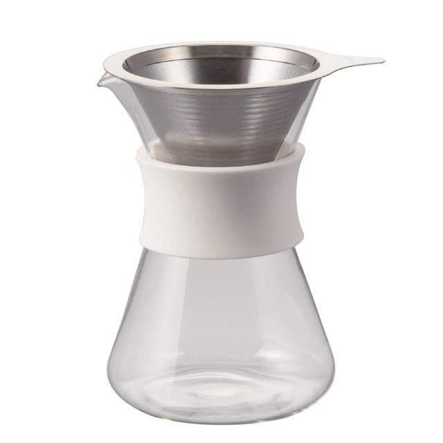 Cafetera Hario Simply Hario Glass de 400 ml con filtro de acero inoxidable