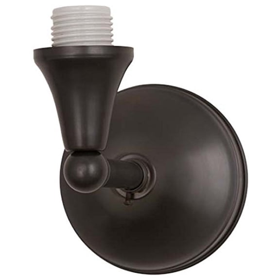 5"W Craftsman Brown on Brass 1 LT Wall Sconce Hardware