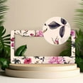 thumbnail image 2 of 1 Pcs Vintage Floral Arrangement License Plate Frame,License Plate Cover for Car Decorative Parts,Aluminum License Plate Bracket Holder Rust-Proofof for US Standard Car, 2 of 8