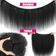 thumbnail image 4 of Hair Bundles CALNESHIA Kinky Straight de 40 cm, 3 mechones, 100% brasileño, virgen Remy, 4 of 6