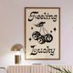 thumbnail image 1 of Arte de pared Retro Heartbreak Hotel cita Feeling Lucky 8 Ball Let Me Roll It Dice, pintura en lienzo, carteles, sala de estar, decoración del hogar, 1 of 4