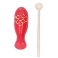 thumbnail image 4 of Instrumento de percusión Instrumento musical de madera portátil en forma de pez para niños pequeños, 4 of 8