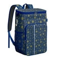 thumbnail image 1 of Celestial Moon and Stars Cooler Backpack, Space Exploration Design, Leakproof and Insulated for All-Day Outdoor Use, 1 of 1