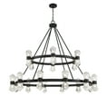 thumbnail image 3 of Dryden 36-Light Chandelier in Matte Black, 3 of 5