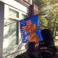 thumbnail image 2 of Red Dachshund USA American Flag Canvas House Size, 2 of 5