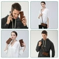 thumbnail image 3 of Wallet Case for  13 Pro Max [2 in 1] Magnetic Detachable Wallet Purse [Crossbody Chain] Durable [PU Leather] Zipper Handbag Folio Flip Card Solt Protection Back Cover, 3 of 12