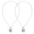 thumbnail image 4 of 2 uds collar con etiqueta de aleación Simple elegante letra inglesa colgante collar joyería regalo, 4 of 8