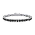 thumbnail image 2 of Black Diamond Tennis Bracelet with 7 CT Black Diamonds, 2 of 2
