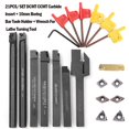 thumbnail image 1 of PENGXIANG Support d'Outils de Tour 10mm en Tige Kits d'Insertion en Carbure Ciré Support de Clé à Molette, 1 of 10