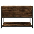 thumbnail image 5 of vidaXL Banc de Rangement Chêne Fumé 70x42,5x47 cm Bois Manufacturé, 5 of 5