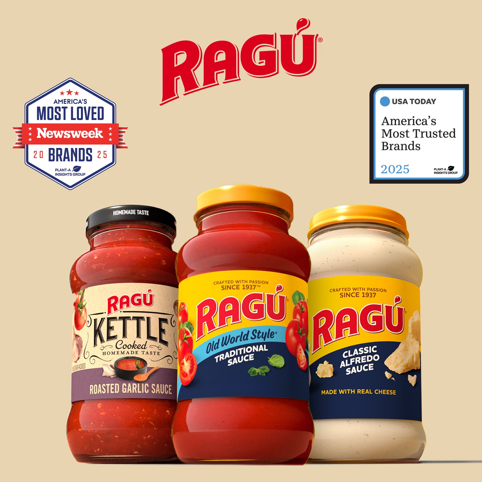 RAGU Kettle Cooked Marinara Sauce, Pasta Sauce, 24 oz