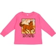 thumbnail image 3 of Inktastic 2026 Chinese New Year Horse Boys or Girls Long Sleeve Toddler T-Shirt, 3 of 5