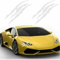 thumbnail image 5 of US 2-4Pc Monster Claw Mark Scratch Car Headlight Sticker Stripe Reflective Decal, 5 of 5