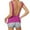 Hot Pink, variant on Women'S Backless Tank Top Women'S Solid Back With A Deep V Sexy Backless Slim And Elastic Vest Black XL