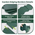 thumbnail image 4 of Plastic Garden Fence Edging | DIY Interlocking Outdoor Yard & Landscape Border | Weather-Resistant Flexible Plastic | Easy Install | Decorative Low-Maintenance | Set of 20 Pieces | Durable Garden, 4 of 9