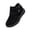 Jet Black, variant on Extra Wide Winter Diabetic Shoes for Men - Adjustable Hook and Loop Strap with Fleece Lining, Easy on & off