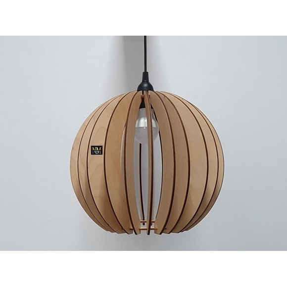 Wood Pendant Light | Pendant Lighting | Modern Wood Chandelier | Hanging Lamp | Mid Century Modern Chandelier | Wooden Lampshade | Dezaart
