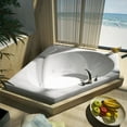 thumbnail image 2 of Atlantis Tubs 6060EDL Eclipse 60 x 60 x 23 - Inch Corner Air & Whirlpool Jetted Bathtub w/ Left Side Pump Placement, 2 of 2