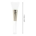thumbnail image 4 of Unique Bargains 1 Pc Lightweight Flat Head Facial Mask Brush Clear White, 4 of 5
