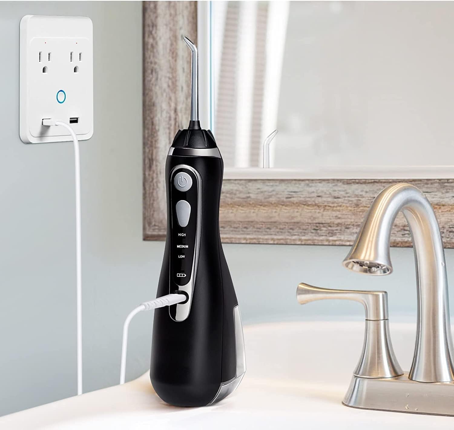 Water Flosser Charger Cord for Nicwell, COSLUS, Oralfree, Nicefeel, MOSPRO, Aquasonic, Tovendor, Hangsun, Initio, McNaval, Zerhunt and Cremax Oral Irrigator