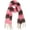 Pink, variant on Color Stripe Scarf for Women Vintage Scarf for Fall Winter Pashmina Rave with Tassels Warm Scarf Shawl Blanket Trendy
