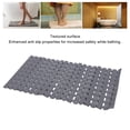 thumbnail image 5 of LAZIOEGR Anti Slip PVC Bathtub Mat with Strong Suction Cups and Quick Drain Holes, Soft Cushioned Shower Floor Mat for Home Bathroom Security, 15.75 x 27.56 in / 40 x 70 cm, 5 of 9