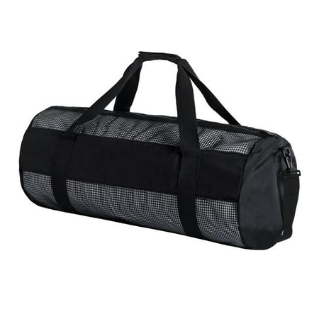 Axioma Dive - Heavy Duty Mesh Duffle Bag for Diving Scuba Snorkel Black