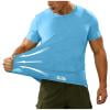 thumbnail image 2 of Enridrech Men's Quick Dry T Shirts for Running Short Sleeve Tee Shirt Loose Casual Summer Breathable Stretchy Crew Neck Top, 2 of 6