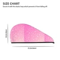 thumbnail image 2 of Xecao Breast Cancer Pink Ribbons Awareness Print Hair Towel, Hair Turbans for Wet Hair, Drying Hair Wrap for Curly Hair Women,Coral Velvet Dry Hair Cap,Dry Hair Hat, 2 of 6
