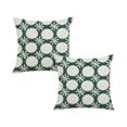 thumbnail image 1 of Juego de 2 fundas de almohada Jartinle, impermeables, estilo bohemio para invierno, 18 x 18 pulgadas, 1 of 7