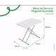 thumbnail image 3 of JH-S75 mesa de servicio plegable ajustable 75x50cm 3 alturas color blanco, 3 of 3