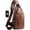 01#Black, variant on Djiypn Crossbody Sling Bag Men Women, Small PU Leather Casual Shoulder Backpack, Chest Daypack Satchel for Outdoor Hiking Travel, Coffee