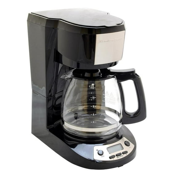 Cafetera Hamilton Beach Programable 12 Tazas Negra